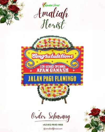Bunga Papan Congratulation di Turi